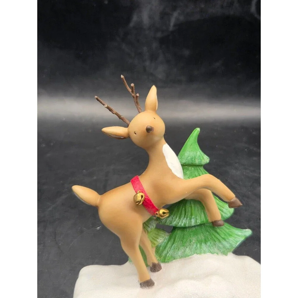 Reindeer Donner Cast Iron and Resin Christmas Stocking Holder